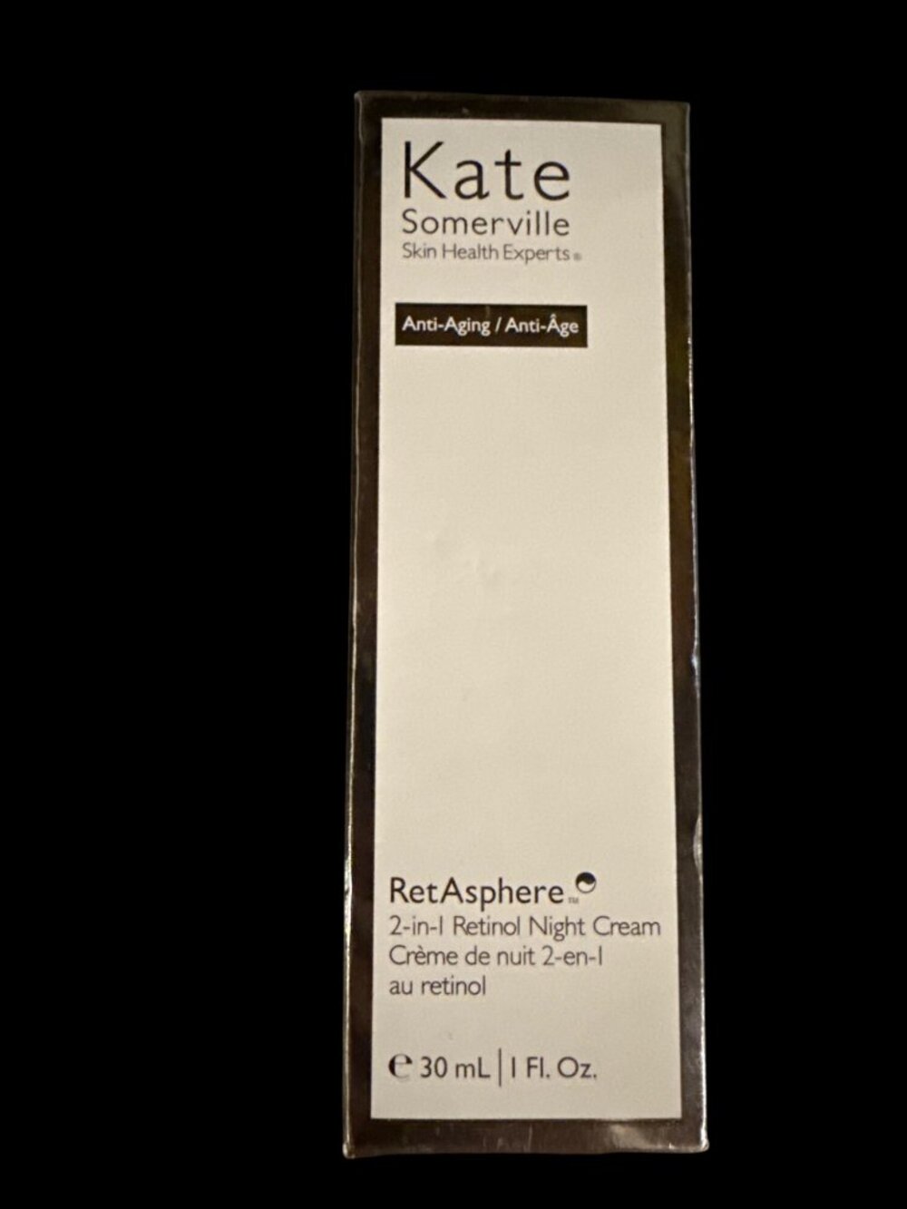 Kate Somerville RetAsphere 2-in-1 Retinol Night Cream 30 mL (1 fl. oz.) New